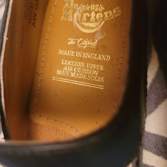 Blue Dr. Martens MIE Vintage Brogue Detail Mary Janes SIZE UK 5 US 7 - Picture 6 of 16